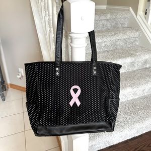 Thirty-One Breast Cancer Pink Ribbon Cindy Tote